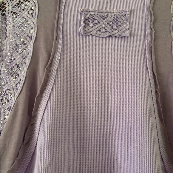 POL Mix Pattern Cuff Sleeve Tank Top NWOT - Picture 5 of 5